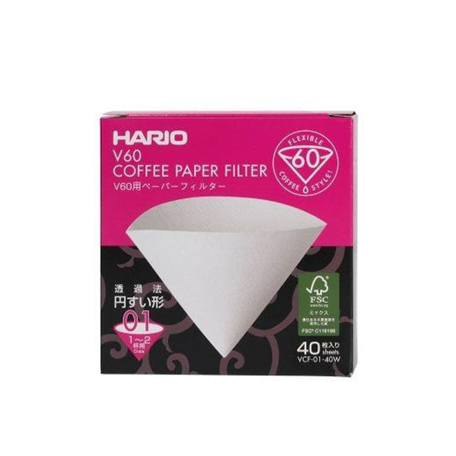 Hario - Paper Filters V60-01 - 40pcs