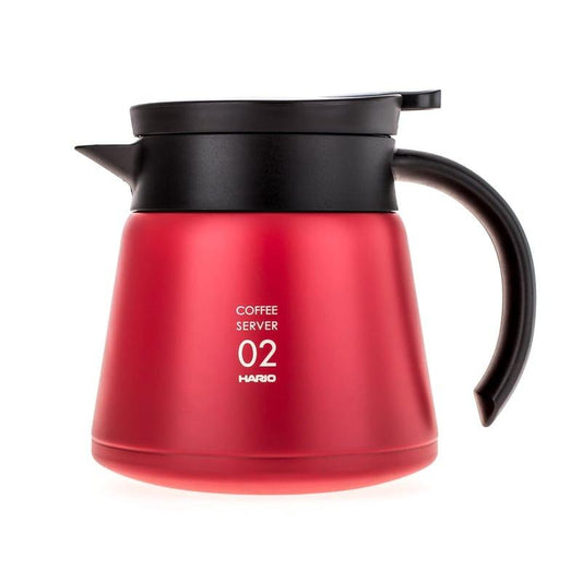 Hario - Insulated Stainless Steel Server V60-02 600ml - Red