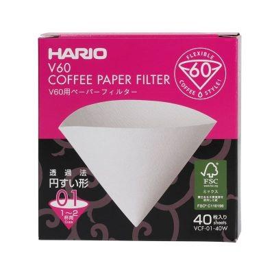 Hario - Paper Filters V60-01 - 40pcs