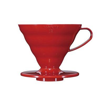 Hario - Plastic Coffee Dripper V60-02 - Red