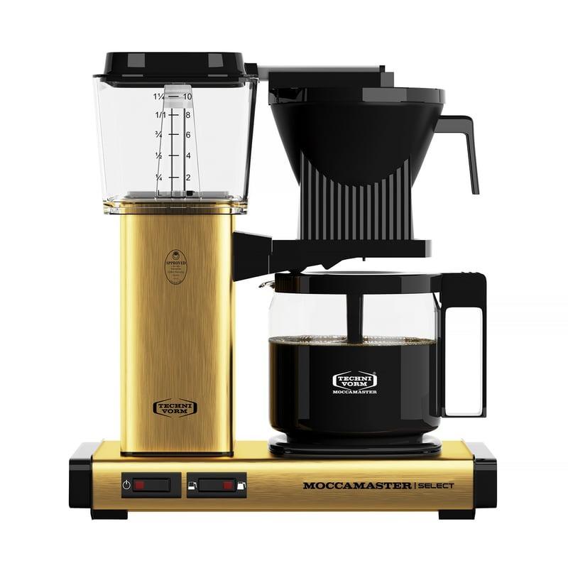 Moccamaster - KBG Select Coffee Brewer - Brushed Brass coffeedesk.ae