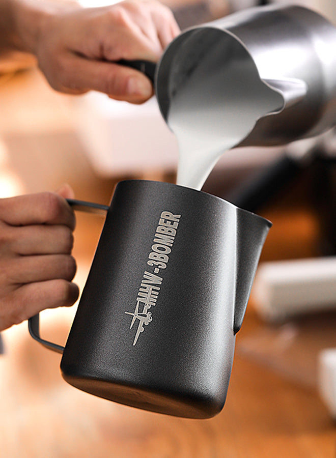 MHW-3BOMBER - Milk Pitcher 3.0 450ml - Matte Black Round Spout