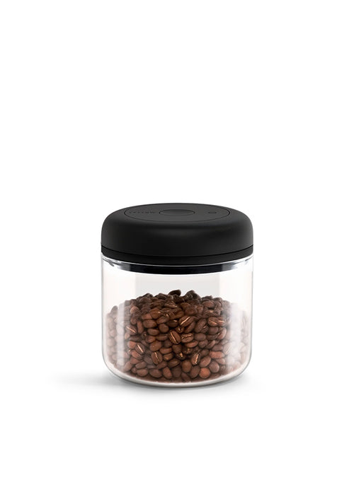 Fellow Atmos glass vacuum canister for coffee beans airtight storage
