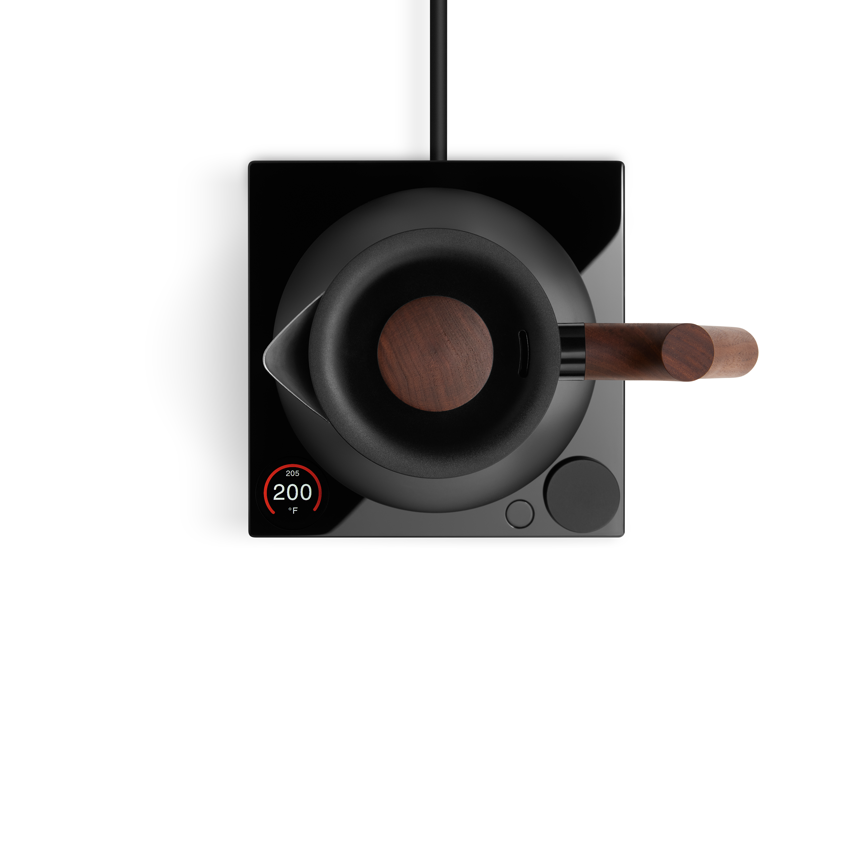 Fellow - Corvo Kettle EKG 0.9l - Matte Black + Walnut