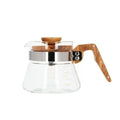 Hario - Glass Coffee Server 400ml - Olive Wood