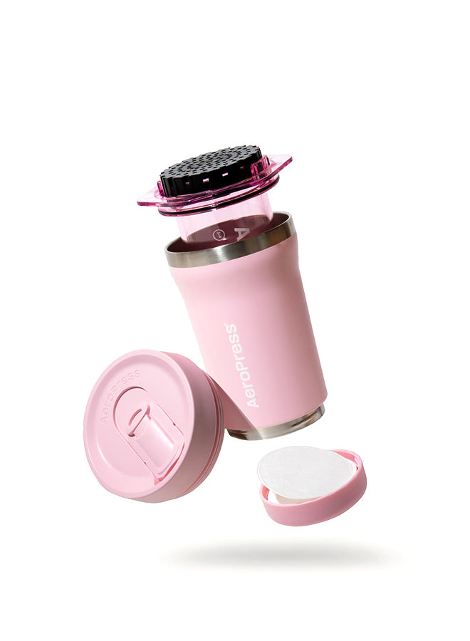 Aeropress - GO Plus Travel Coffee Press - Pink