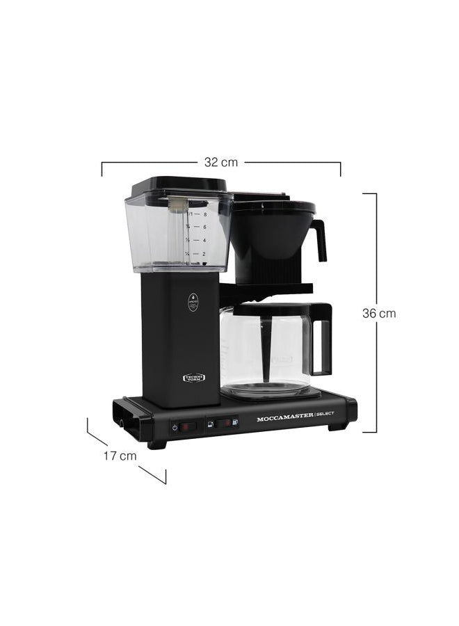 Moccamaster - KBG Select Coffee Brewer - Matte Black