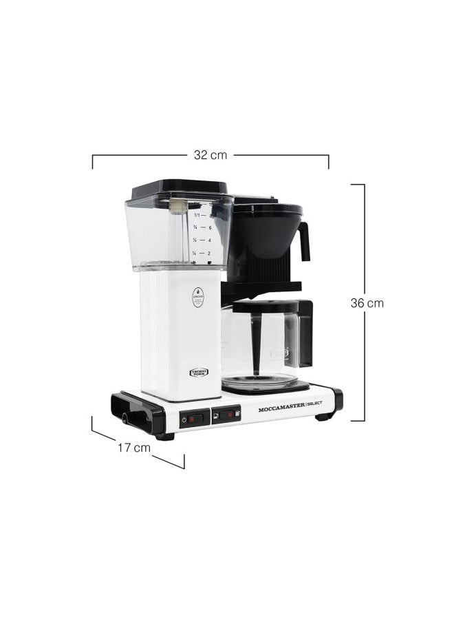 Moccamaster - KBG Select Coffee Brewer - Matte White
