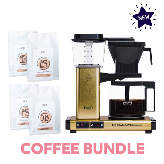 **OFFER ALERT ** Buy a Moccamaster, Get 4 Free Bags of Morning Coffee - Brushed Brass