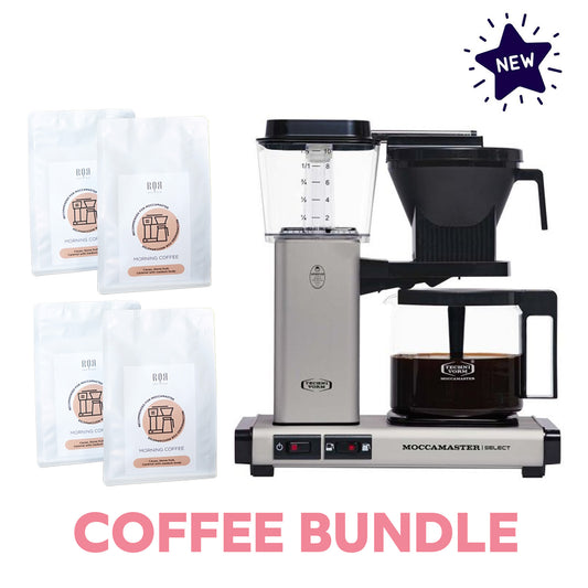 **OFFER ALERT ** Buy a Moccamaster, Get 4 Free Bags of Morning Coffee - Matte Silver