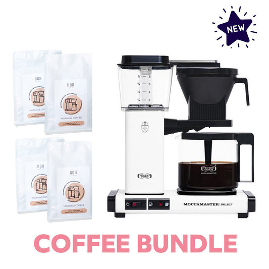 **OFFER ALERT ** Buy a Moccamaster, Get 4 Free Bags of Morning Coffee - Matte White