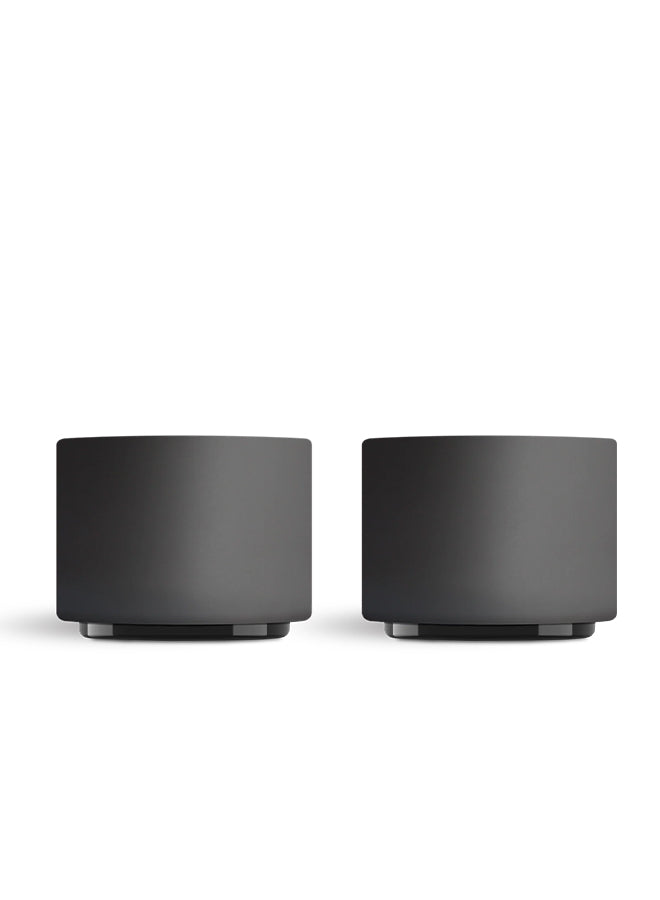Fellow - Monty Mik Art Cup Espresso 90ml - Matte Black (مجموعة من قطعتين)