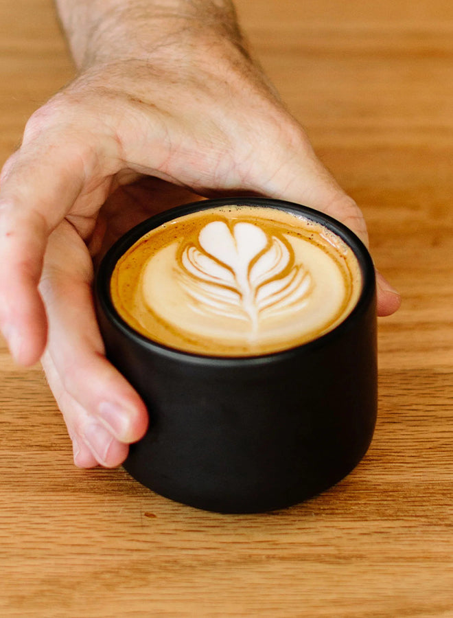Fellow - Monty Mik Art Cup Espresso 90ml - Matte Black (مجموعة من قطعتين)