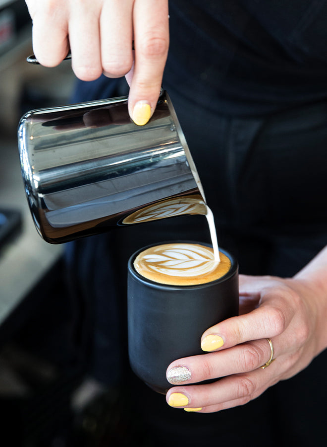 Fellow - Monty Mik Art Cup Espresso 90ml - Matte Black (مجموعة من قطعتين)