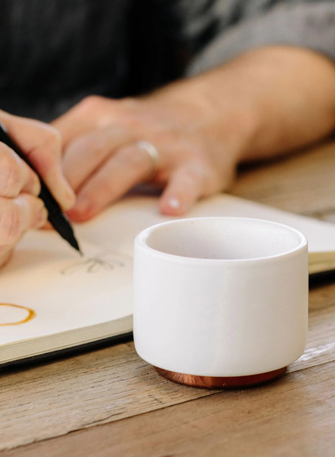 Fellow - Monty Mik Art Cup Espresso 90ml - Matte Black (مجموعة من قطعتين)