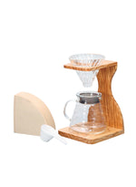 Hario - V60 Olive Wood Stand Set