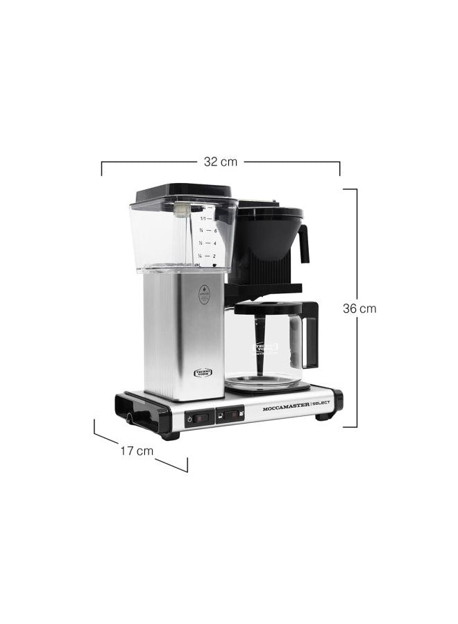 Moccamaster - KBGT 741 Coffee Brewer - Polished Silver