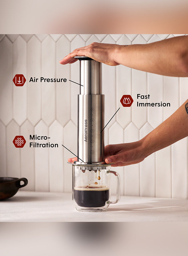 AeroPress - Steel Coffee Maker Stainless