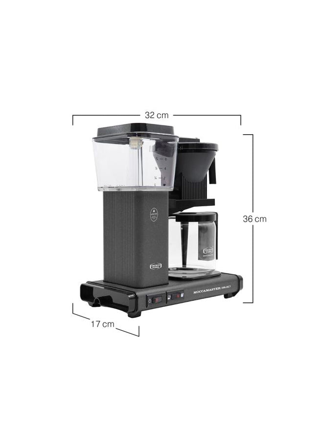Moccamaster - KBG Select Coffee Brewer - Stone Grey